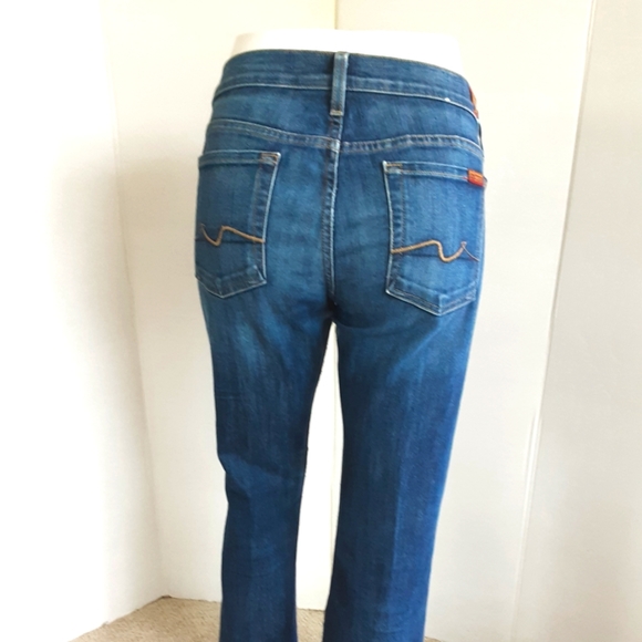 7 for ALL MANKIND Jean Low Rise Boot Cut Sz. 29 - Picture 6 of 11